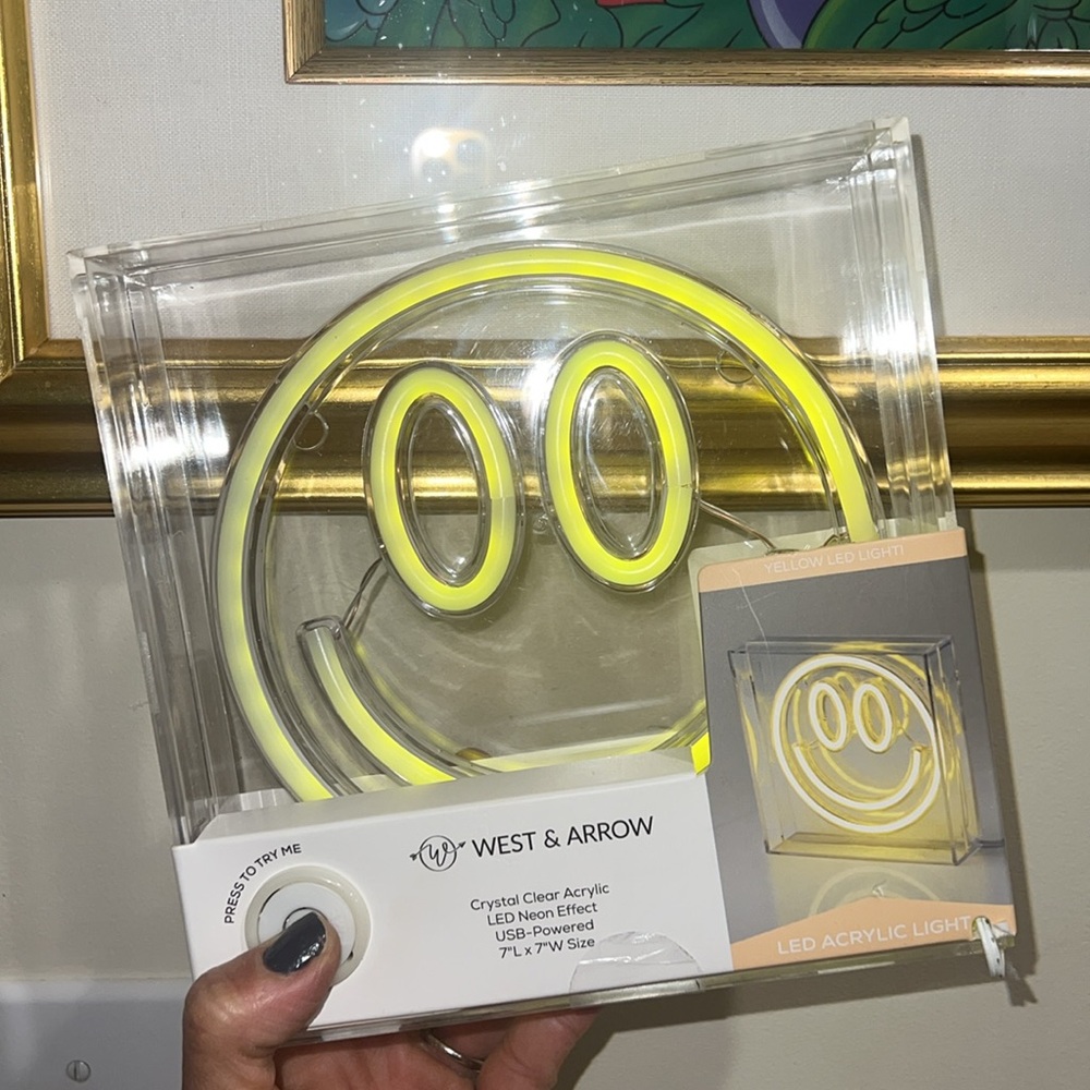 Smiley Face Neon Box 😀😃🥰😍